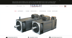 Desktop Screenshot of elettromeccanicaverelli.com